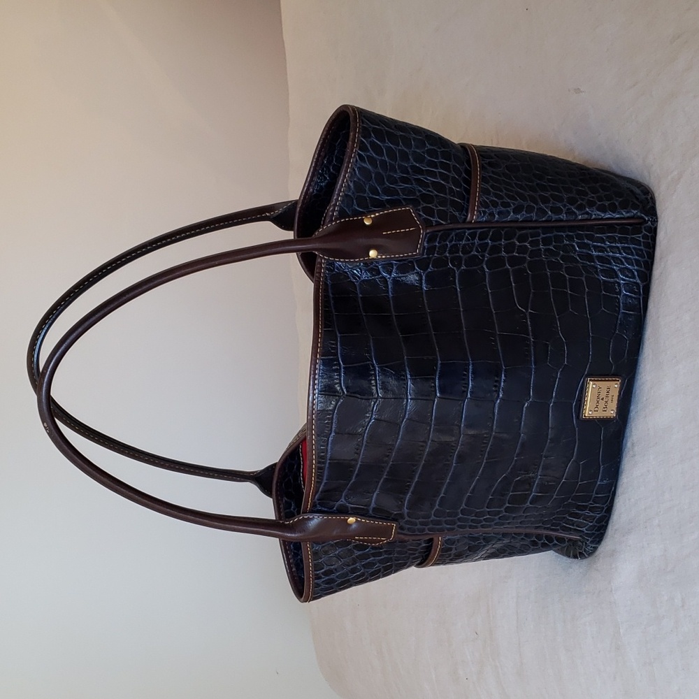 Dooney & Bourke Croc Print Kristen Tote